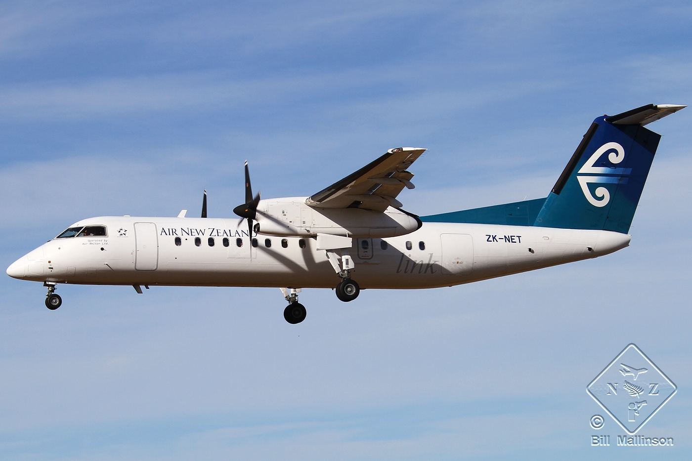 ZK-NET · Bombardier Dash 8-Q311 · (CHC / NZCH)