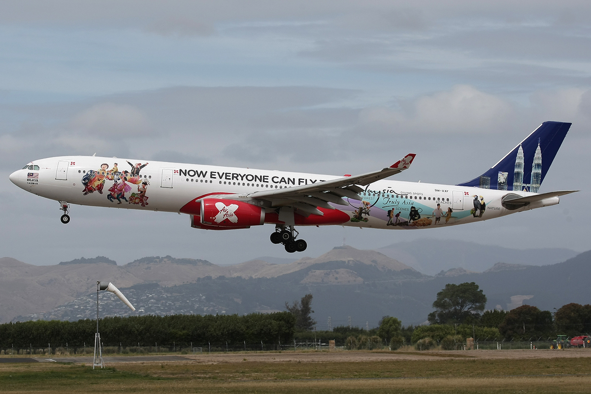 9M-XXF · Airbus A330-343X · (CHC / NZCH)