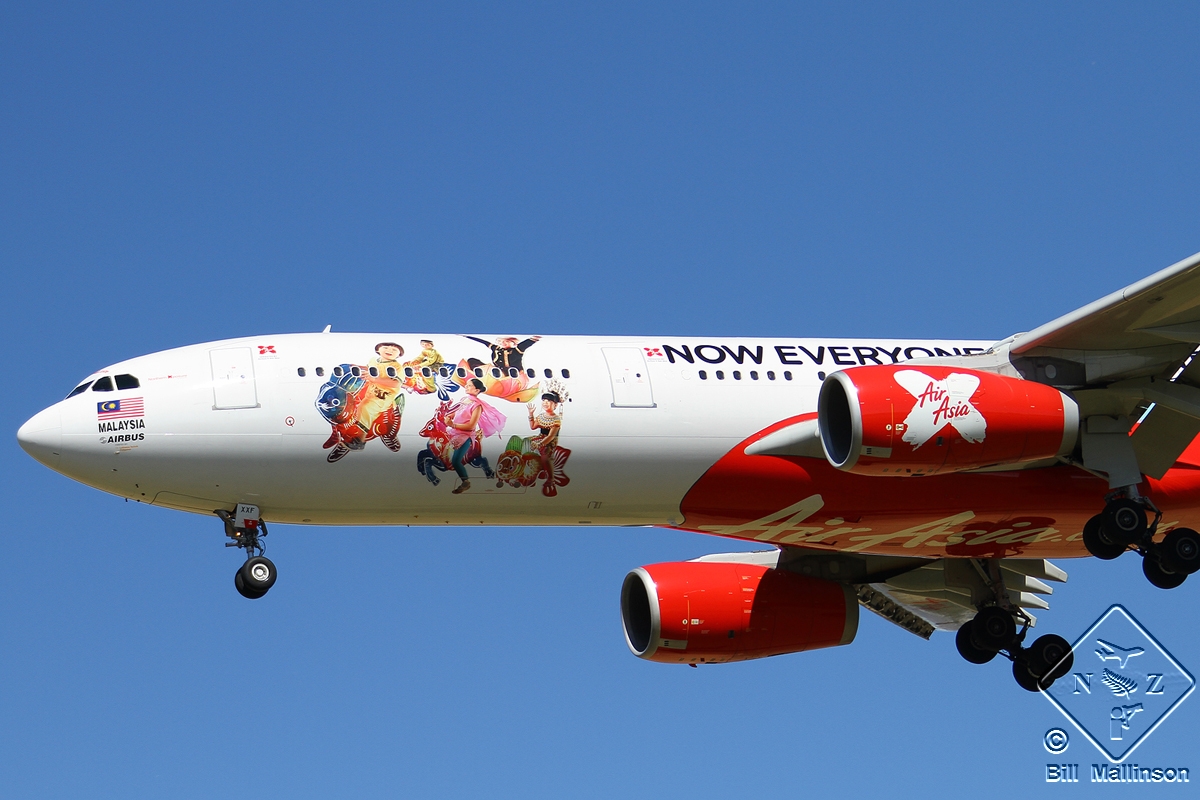 9M-XXF · Airbus A330-343X · (CHC / NZCH)