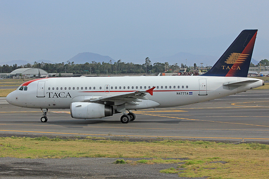 N477TA · Airbus A319-132 · (MEX / MMMX)