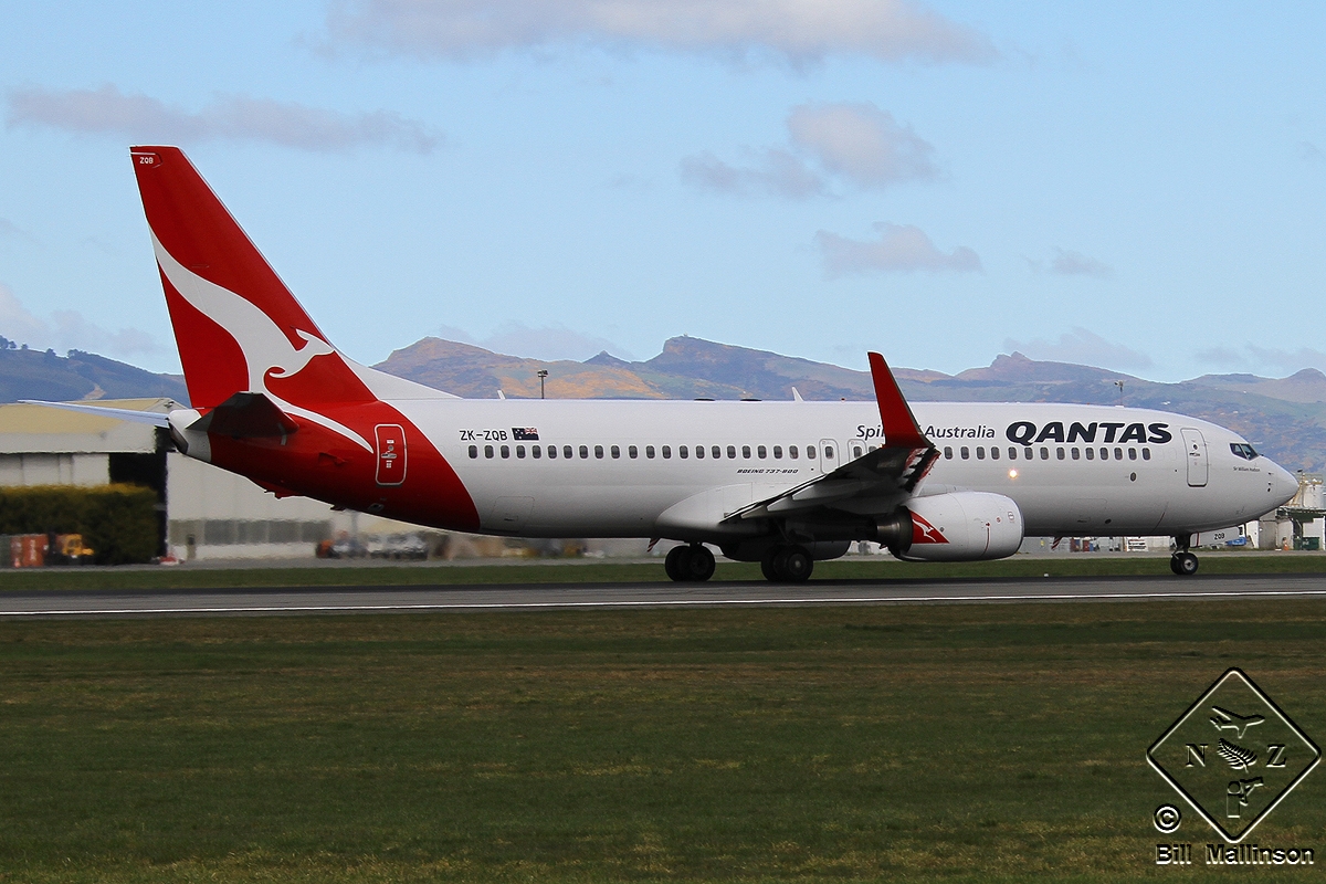 ZK-ZQB · Boeing 737-838(WL) · (CHC / NZCH)