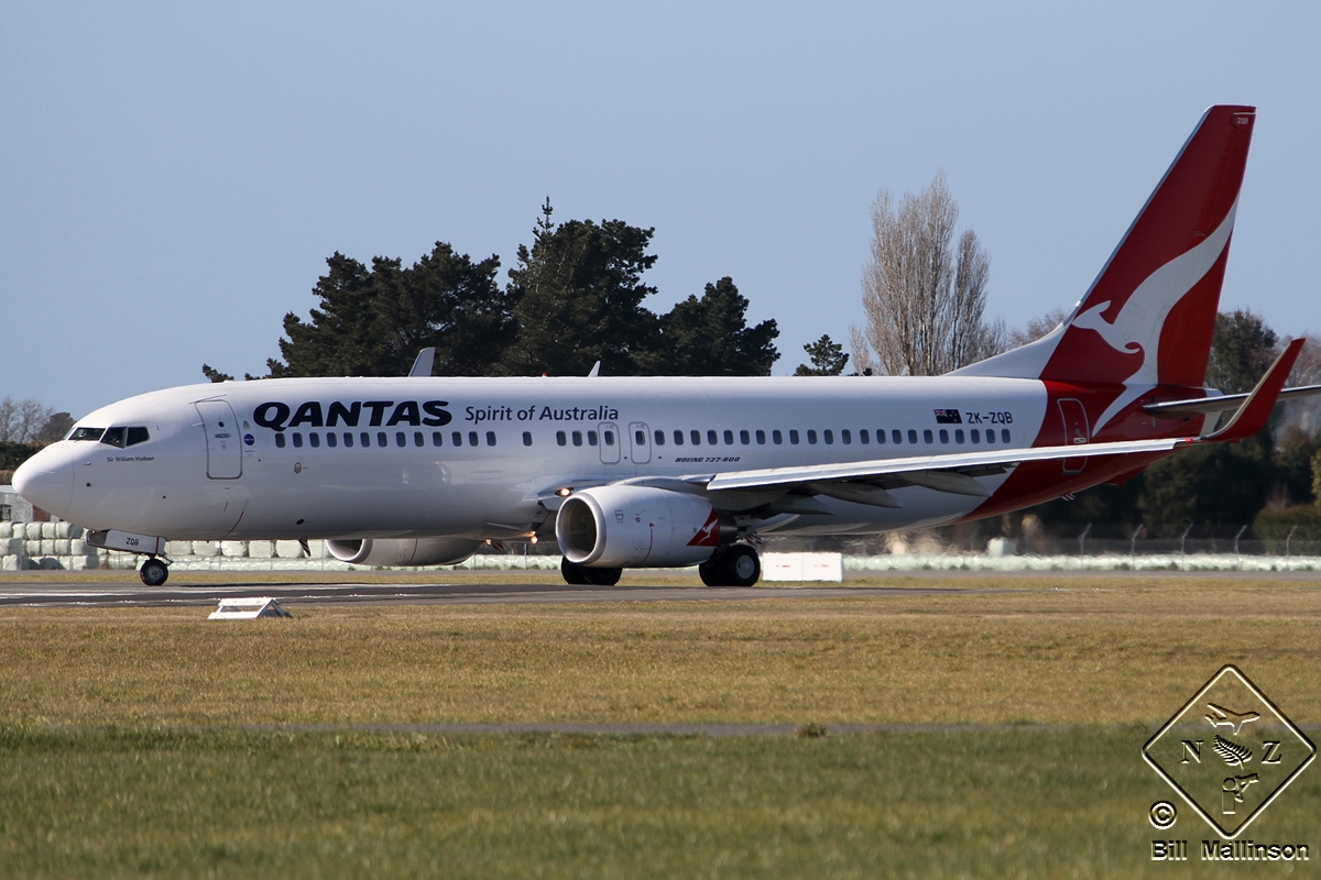ZK-ZQB · Boeing 737-838(WL) · (CHC / NZCH)