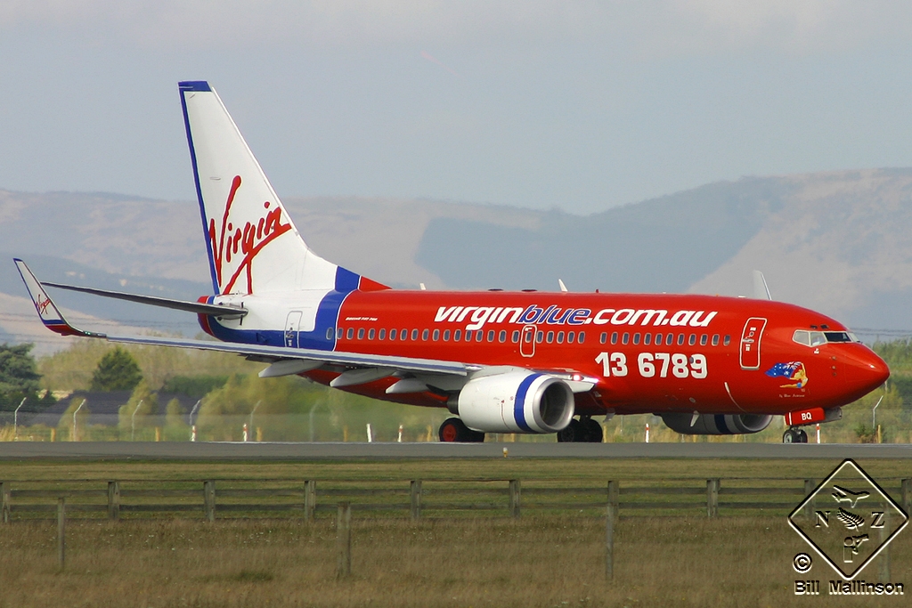 VH-VBQ · Boeing 737-7BX(WL) · (CHC / NZCH)