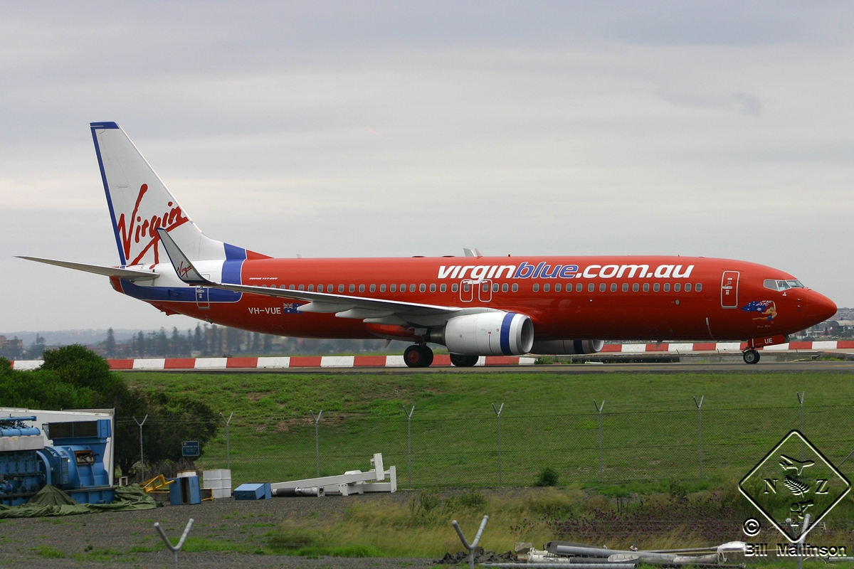 VH-VUE · Boeing 737-8FE · (SYD / YSSY)