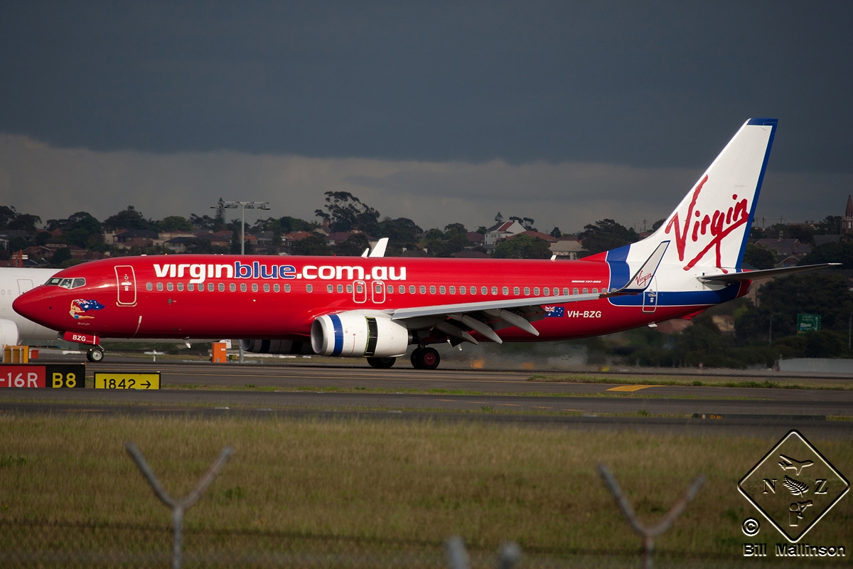 VH-BZG · Boeing 737-8FE(WL) · (SYD / YSSY)