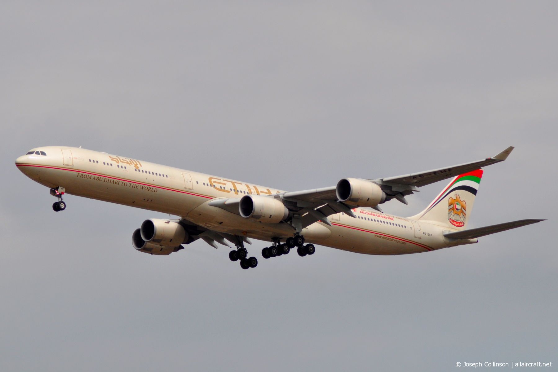 A6-EHF (837) 2007 Airbus A340-642