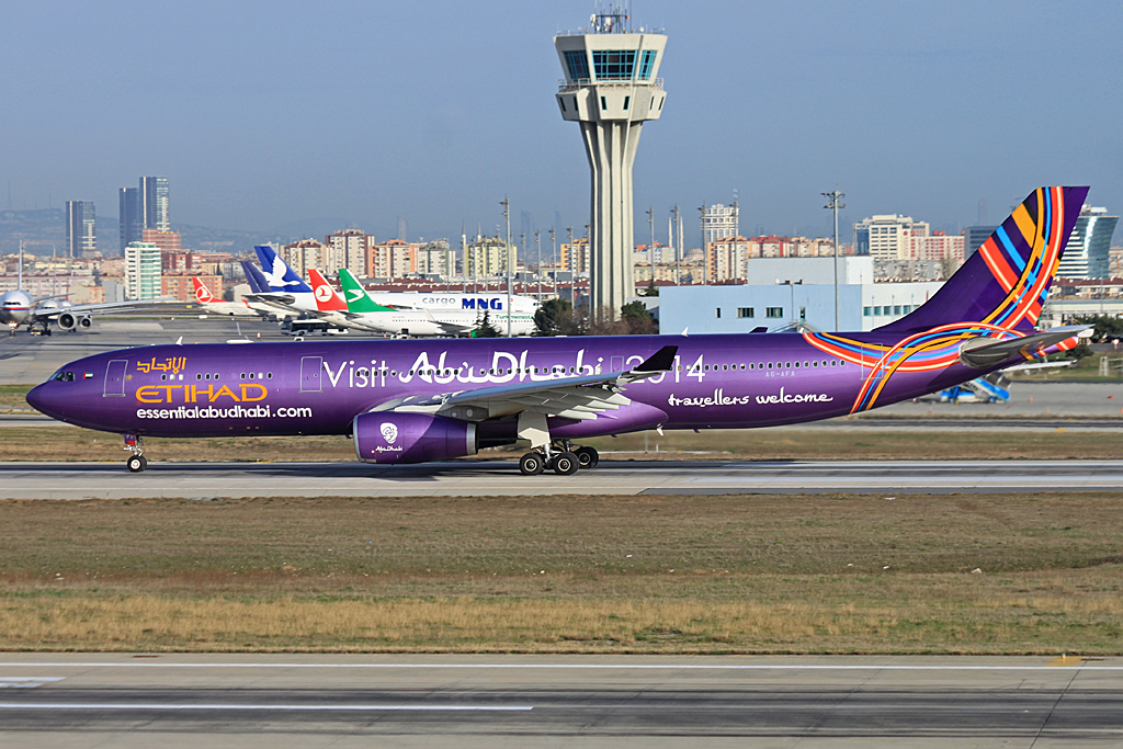 A6-AFA · Airbus A330-343 · (IST / LTBA)