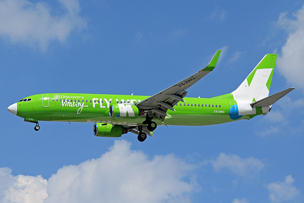 ZS-ZWQ · Boeing 737-8K2(WL) · (JNB / FAOR)