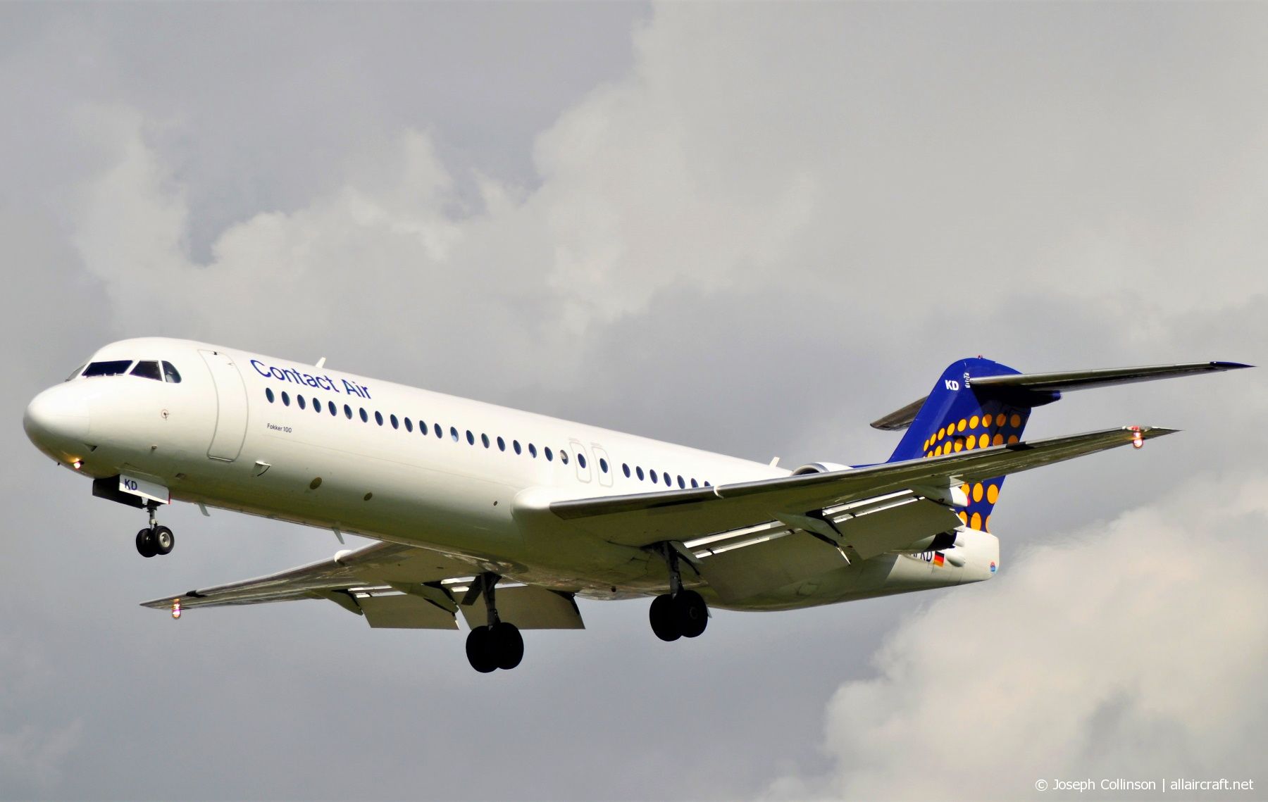 D-AFKD (11500) 1995 Fokker 100