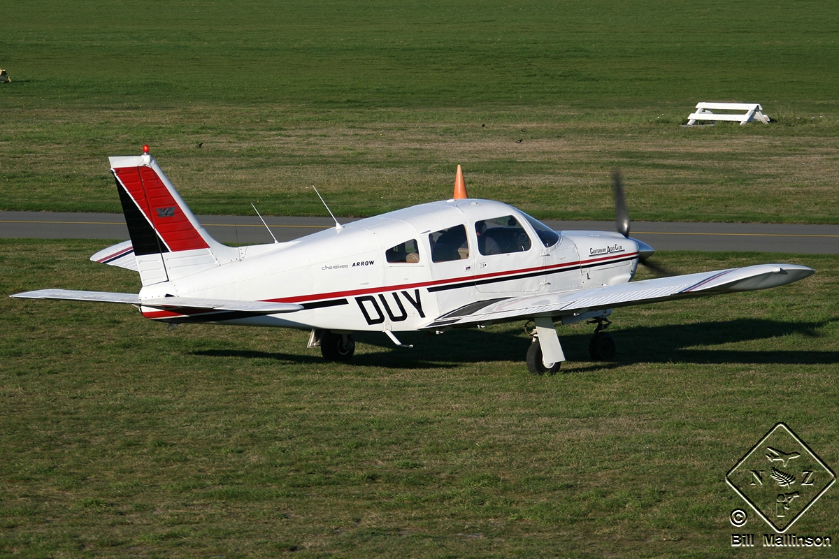 ZK-DUY · Piper PA-28R-200 Cherokee Arrow · (CHC / NZCH)