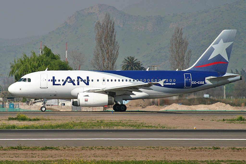CC-COZ · Airbus A319-132 · (SCL S CEL)