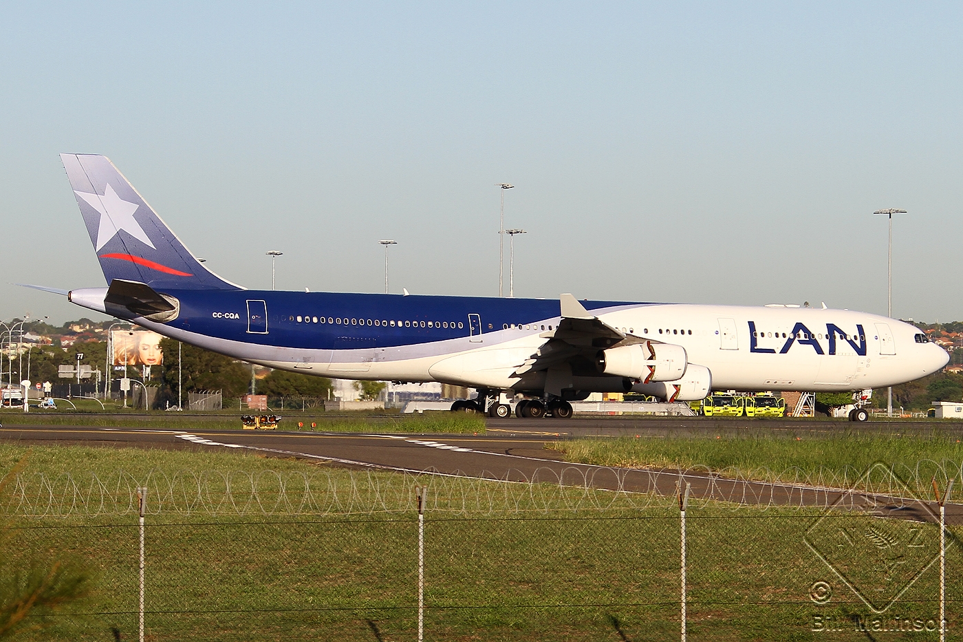 CC-CQA · Airbus A340-313 · (SYD / YSSY)