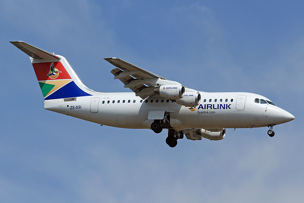 ZS-SSI (cn E02383) BAe Avro RJ85