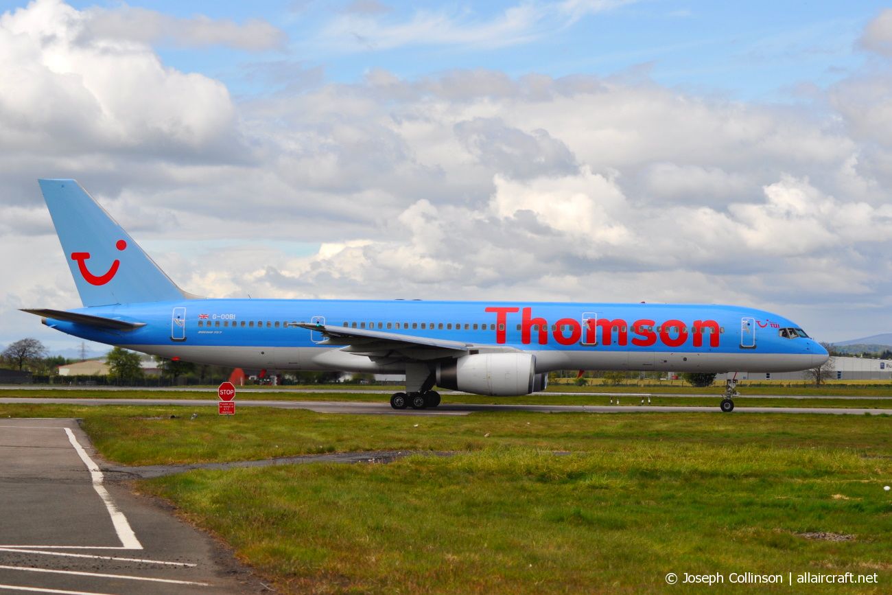 G-OOBI · Boeing 757-2B7 · (GLA / EGPF)