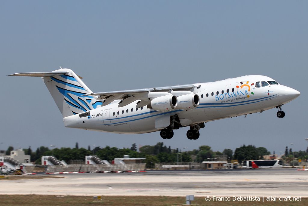 A2-ABG (E2303) 1997 British Aerospace Avro RJ85