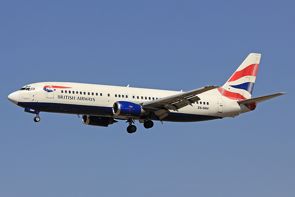 ZS-OAV · Boeing 737-4H6 · (JNB / FAOR)