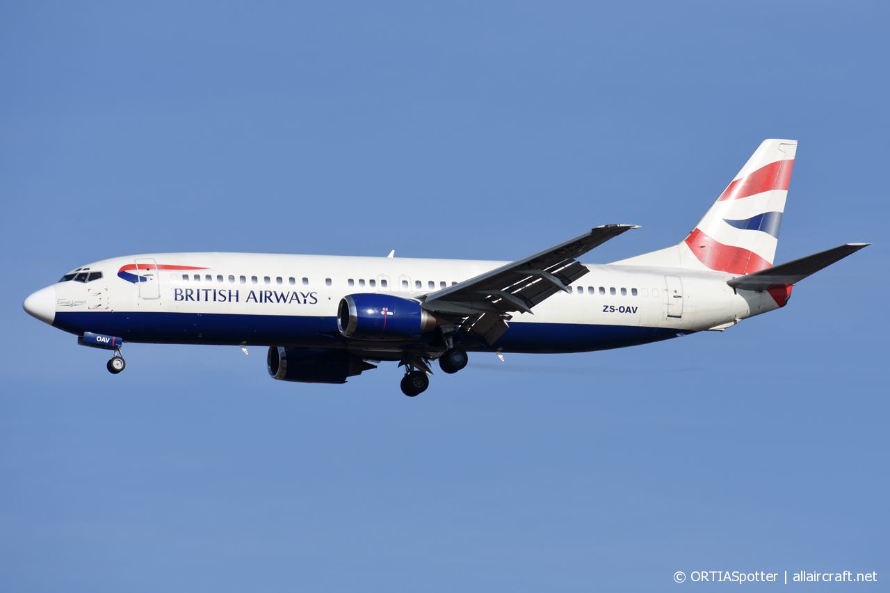 ZS-OAV · Boeing 737-4H6 · (JNB / FAOR)