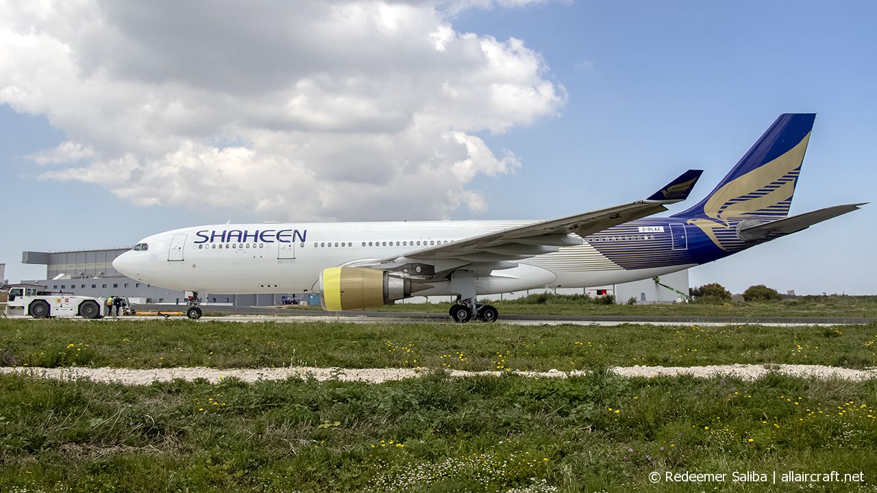 2-RLAZ · Airbus A330-203 · (MLA / LMML)