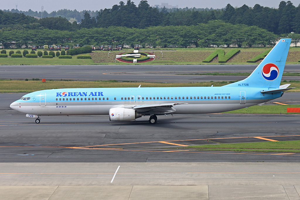 HL7726 · Boeing 737-9B5 · (NRT / RJAA)