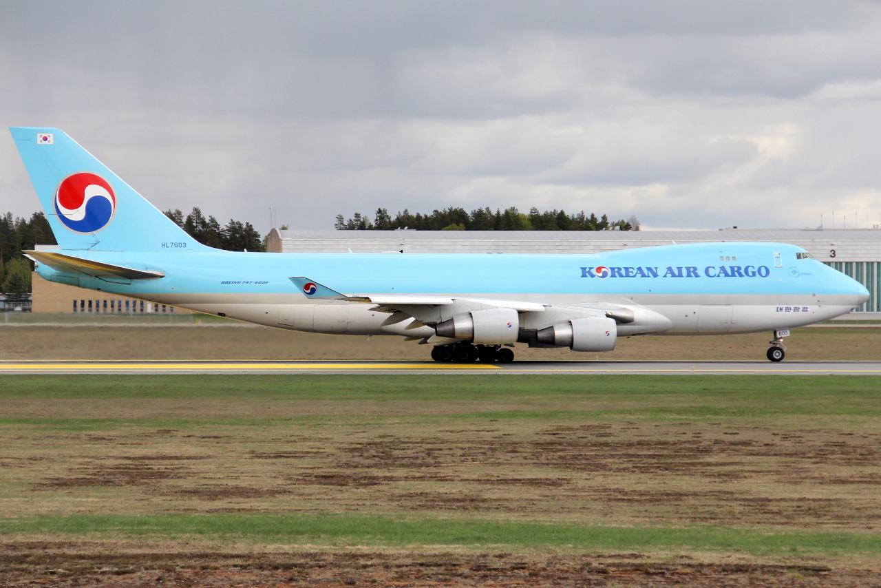 HL7603 · Boeing 747-4B5F/ER · (OSL / ENGM)