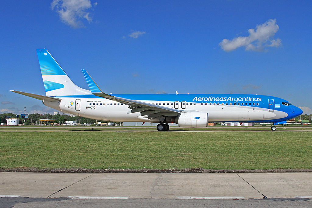 LV-CTC · Boeing 737-86J(WL) · (AEP / SABE)