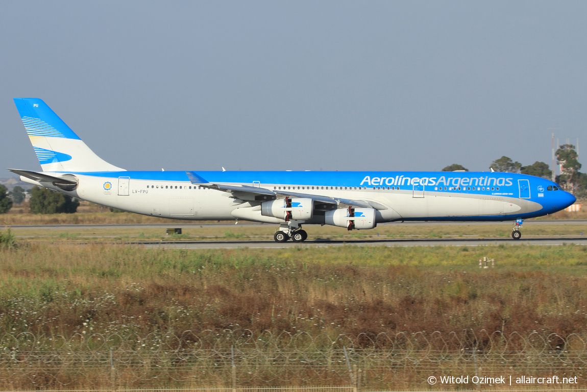 LV-FPU (170) 1997 Airbus A340-313