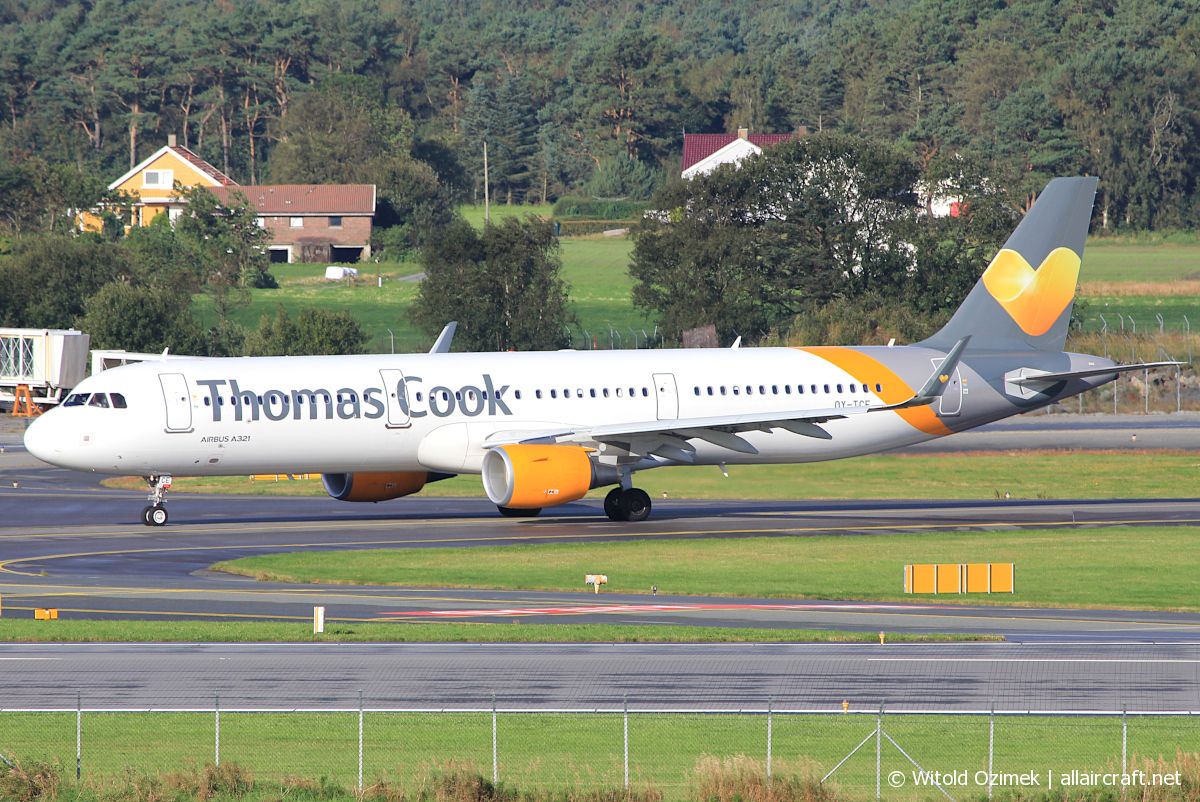 OY-TCE · Airbus A321-211(WL) · (SVG / ENZV)