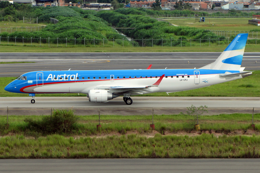 LV-CPJ · Embraer 190-100IGW · (GRU / SBGR)