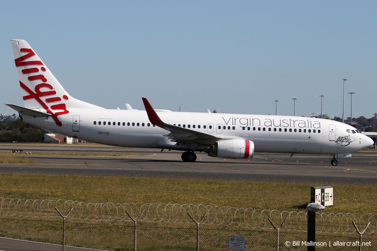 VH-YIE · Boeing 737-8FE(WL) · (SYD / YSSY)