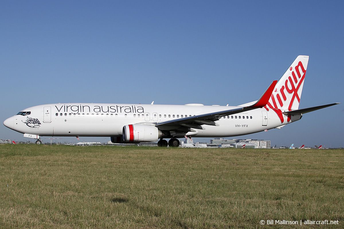 VH-YFX (41013) 2017 Boeing 737-8FE WL