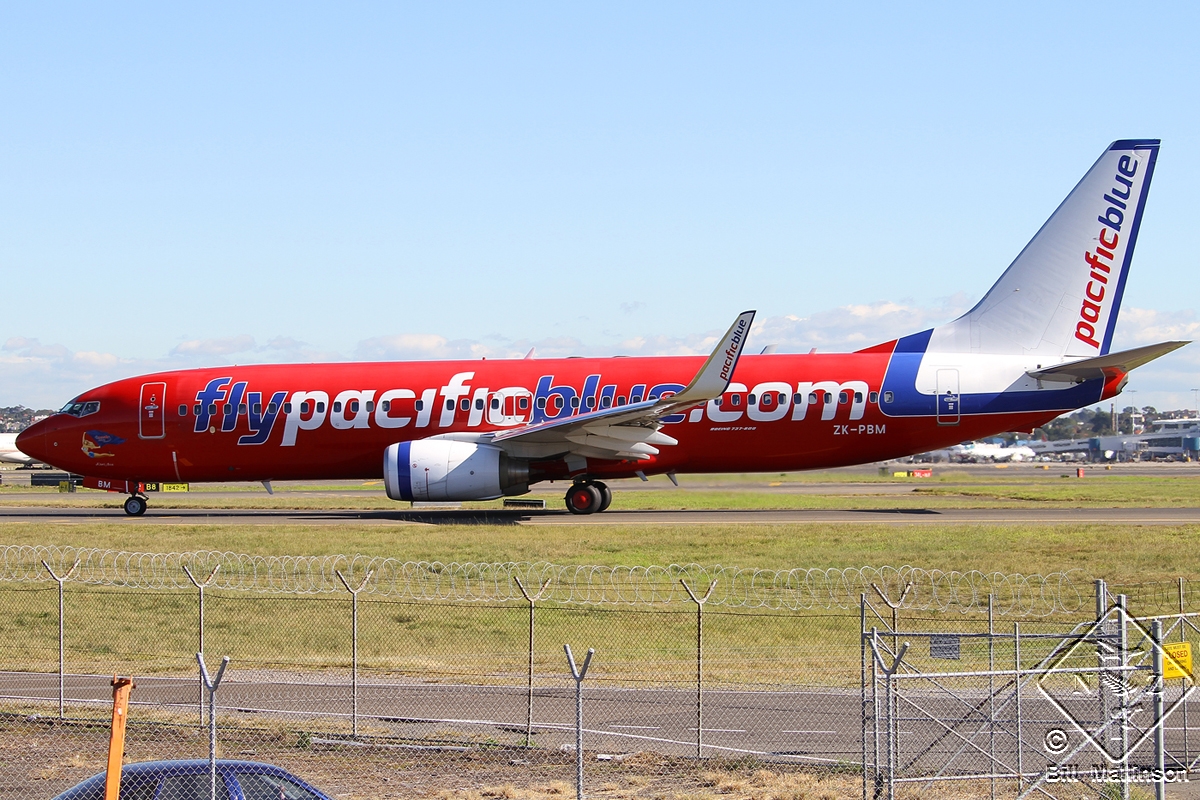 ZK-PBM · Boeing 737-8FE(WL) · (SYD / YSSY)