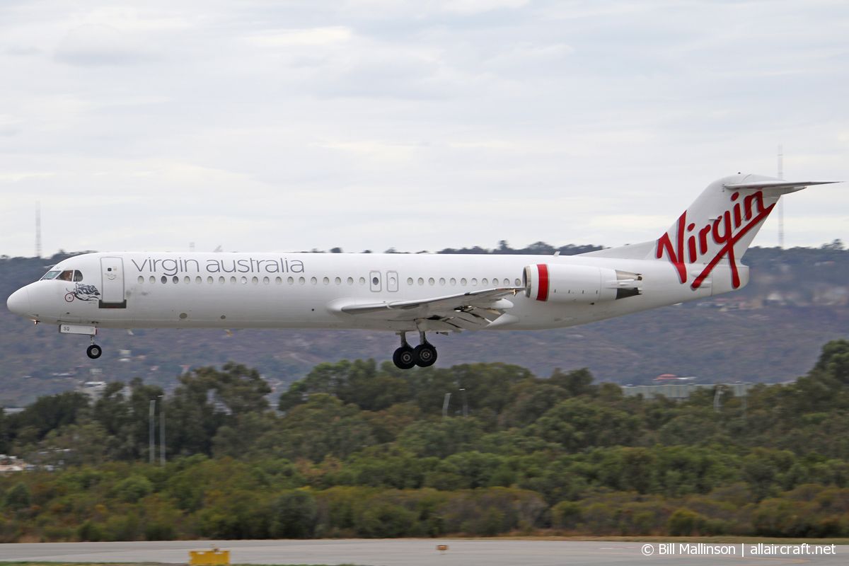VH-FSQ · Fokker 100 · (PER / YPPH)
