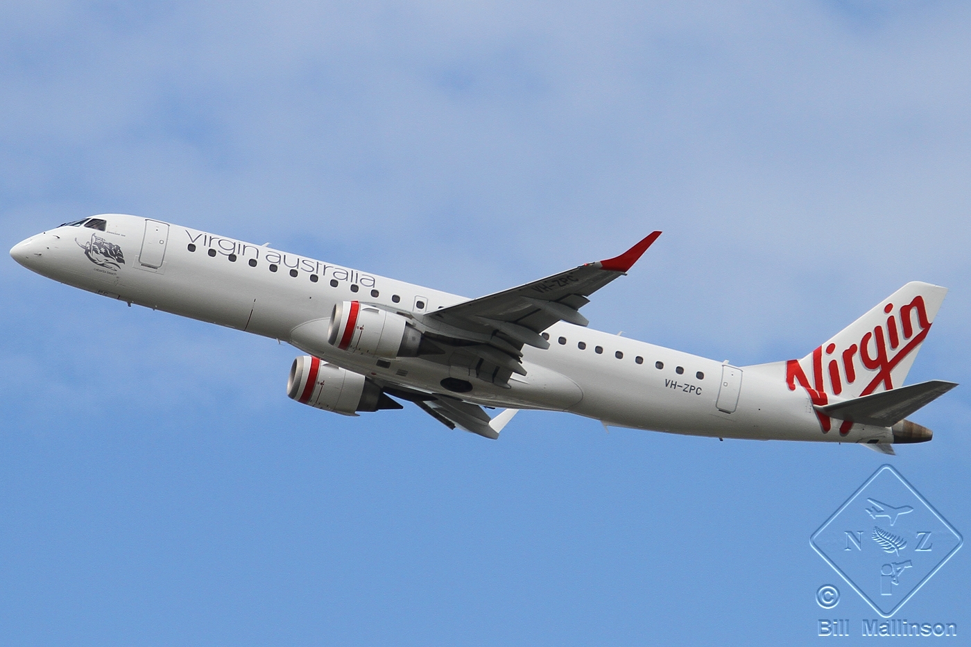 VH-ZPC · Embraer 190-100IGW · (SYD / YSSY)