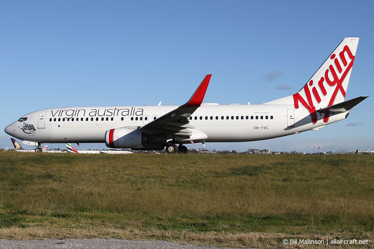 VH-YVC (40997) 2011 Boeing 737-8FE(WL)
