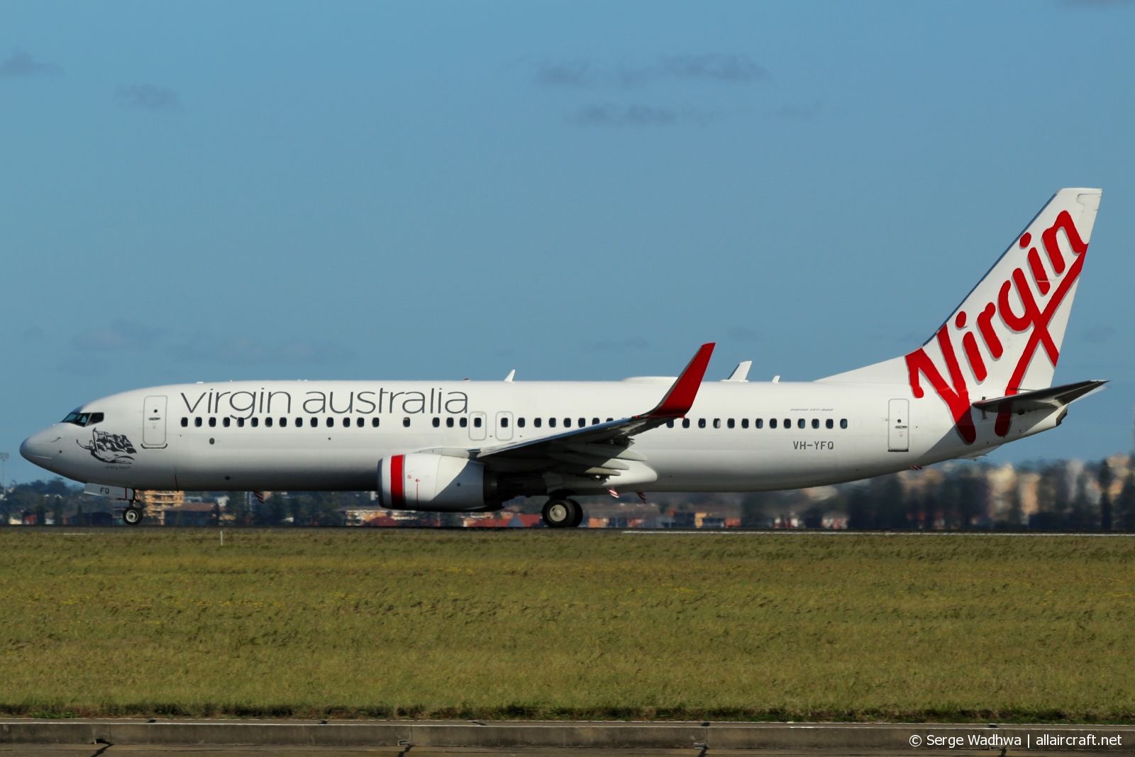 VH-YFQ · Boeing 737-8FE(WL) · (SYD / YSSY)