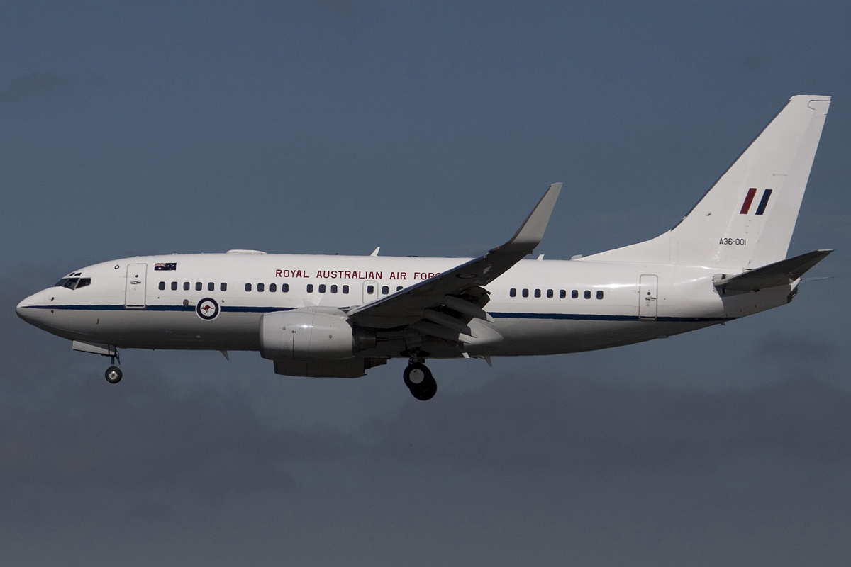 A36-001 · Boeing 737-7DT(BBJ) · (CHC / NZCH)