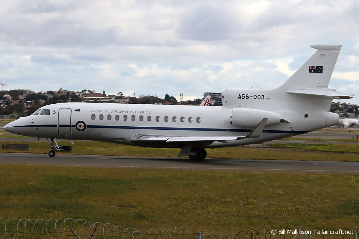 A56-003 (283) 2019 Dassault Falcon 7X