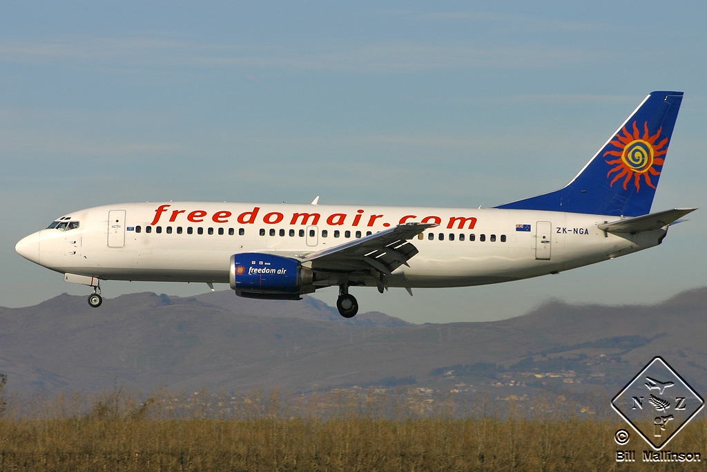ZK-NGA · Boeing 737-33R · (CHC / NZCH)