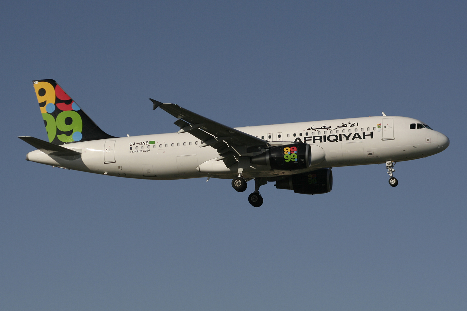 5A-ONB, (cn 3236), Airbus A320-214