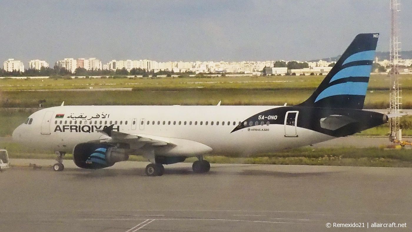 5A-ONO · Airbus A320-214 · (TUN / DTTA)