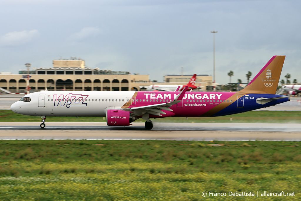 HA-LGI · Airbus A321-271NX · (MLA / LMML)