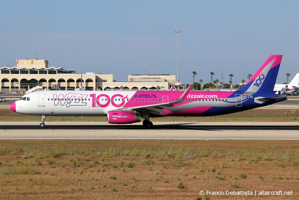 HA-LTD · Airbus A321-231(WL) · (MLA / LMML)