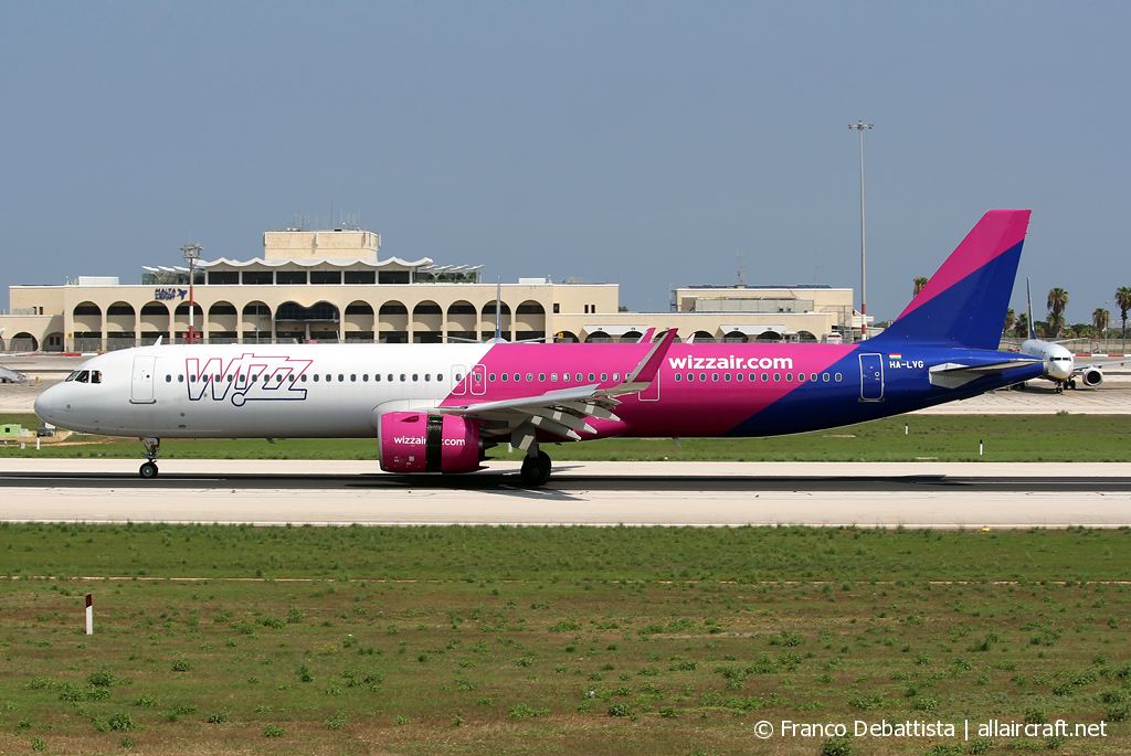 HA-LVG · Airbus A321-271NX · (MLA / LMML)
