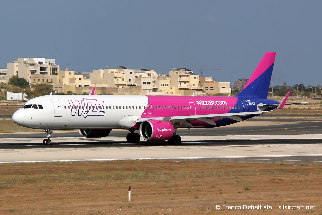 HA-LVI · Airbus A321-271NX · (MLA / LMML)