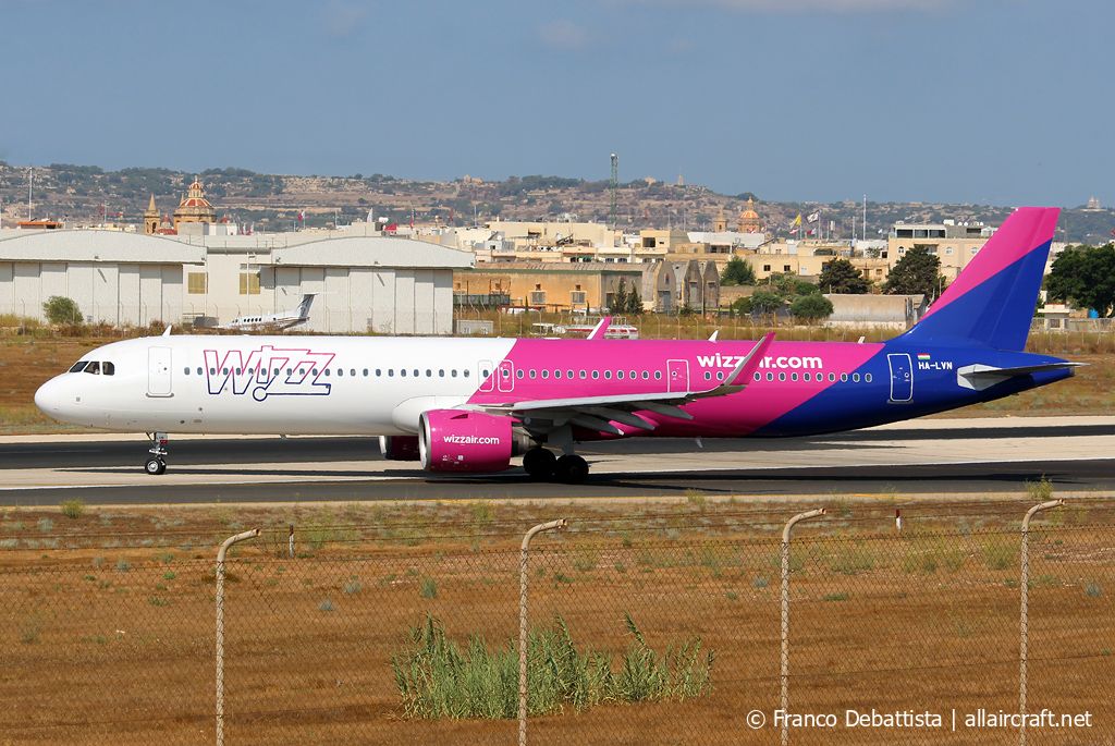 HA-LVN · Airbus A321-271NX · (MLA / LMML)