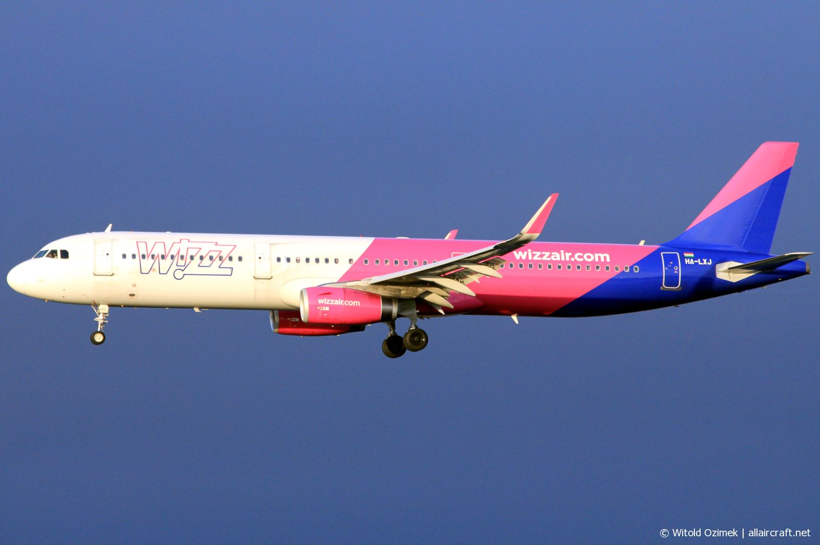HA-LXJ · Airbus A321-231(WL) · (SVG / ENZV)