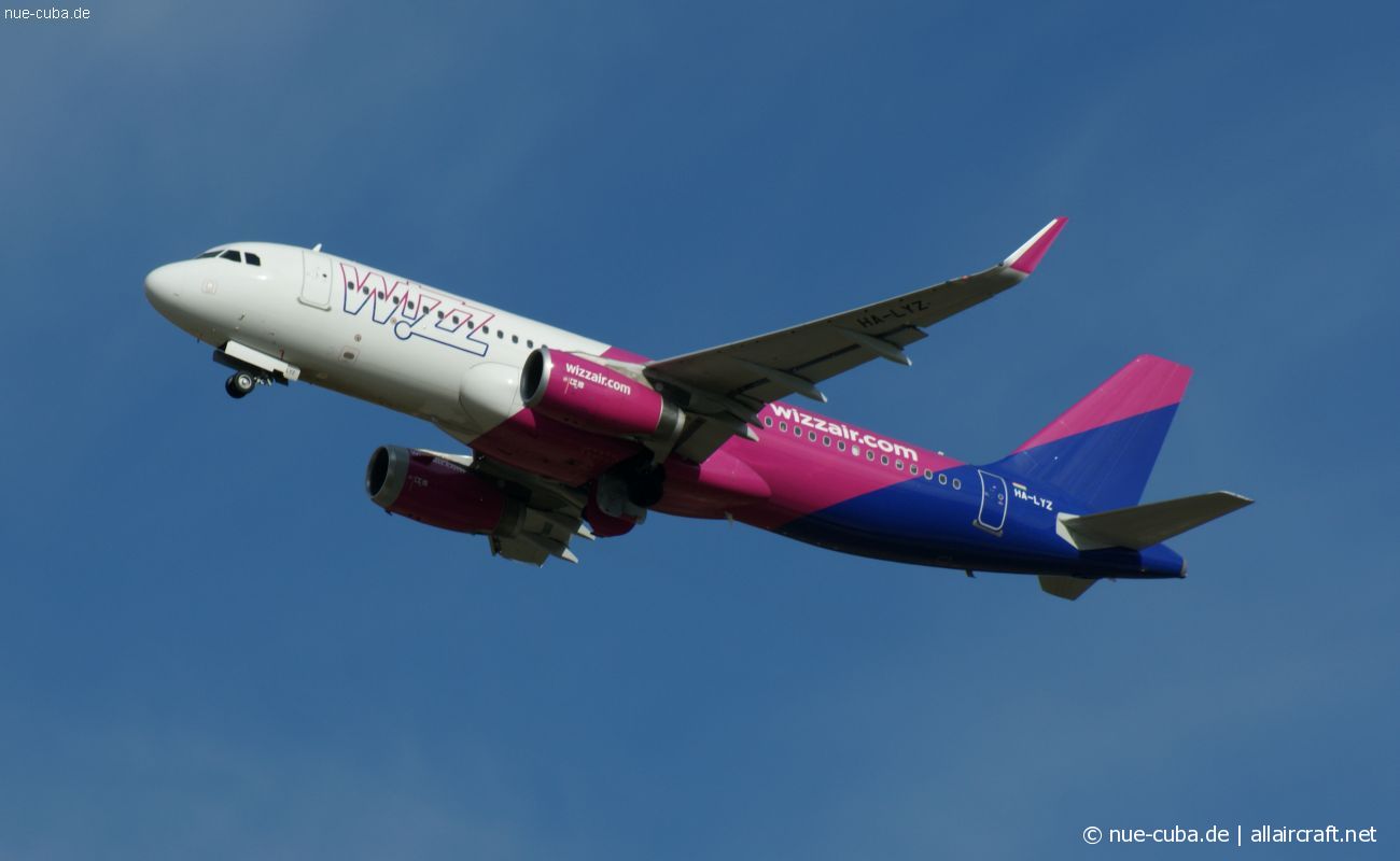 HA-LYZ · Airbus A320-232(WL) · (NUE / EDDN)