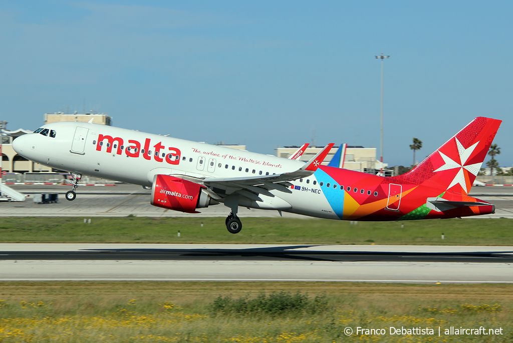 9H-NEC · Airbus A320-251N · (MLA / LMML)