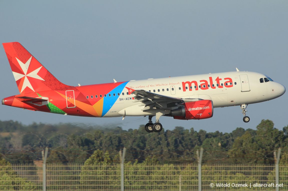 9H-AEM · Airbus A319-112 · (FCO / LIRF)