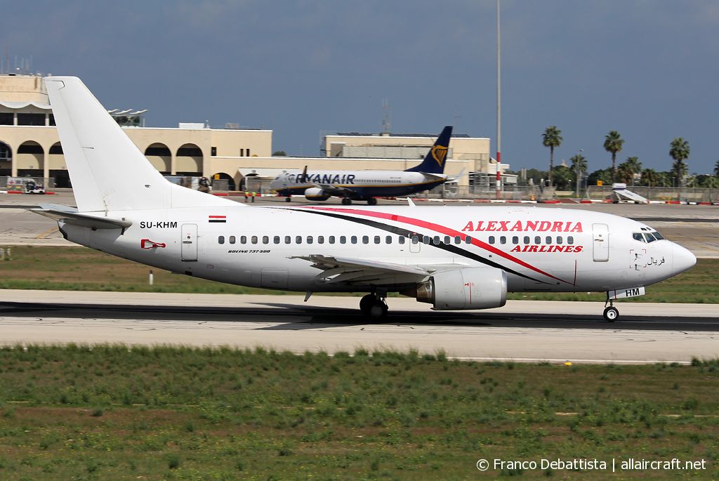 SU-KHM · Boeing 737-5C9 · (MLA / LMML)